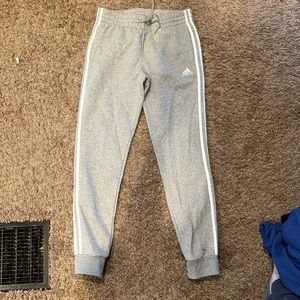Gray Adidas Men’s sweatpants, size medium
